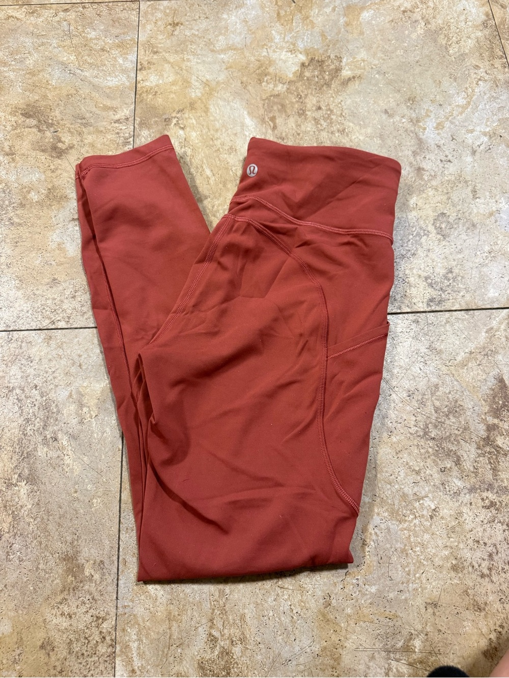 lululemon athletica' Red/terracota Leggings